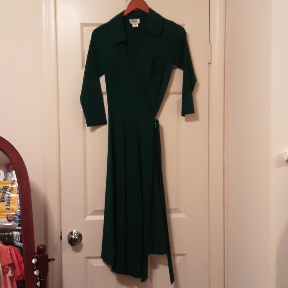 Unique vintage delores 1950s wrap dress